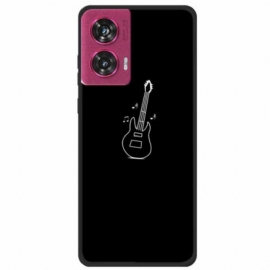Κάλυμμα Motorola Edge 50 Fusion Βιολί Σιλικόνης