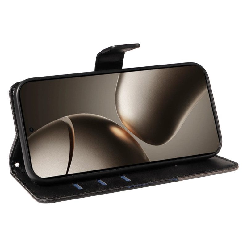 Δερματινη Θηκη Xiaomi 15t Pro Δίχρωμο Γεωμετρικό