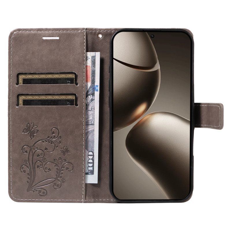 Δερματινη Θηκη Xiaomi 15t Pro Γιγάντιες Πεταλούδες