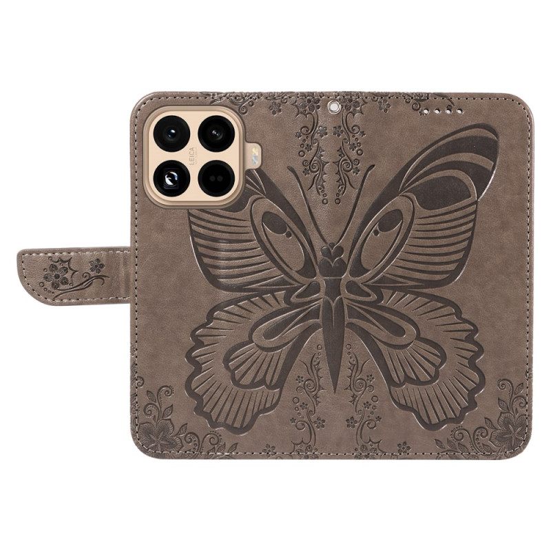 Δερματινη Θηκη Xiaomi 15t Pro Γραφική Πεταλούδα