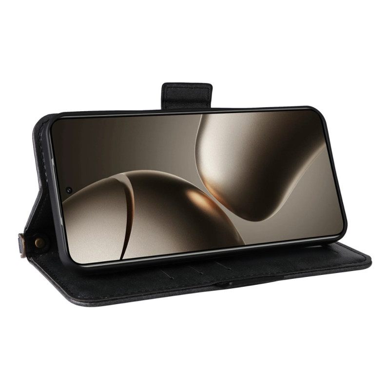 Δερματινη Θηκη Xiaomi 15t Pro Πορτοφόλι Με Λουράκι Ώμου