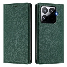 Δερματινη Θηκη Xiaomi 15t Pro Πορτοφόλι Σιλικόνης