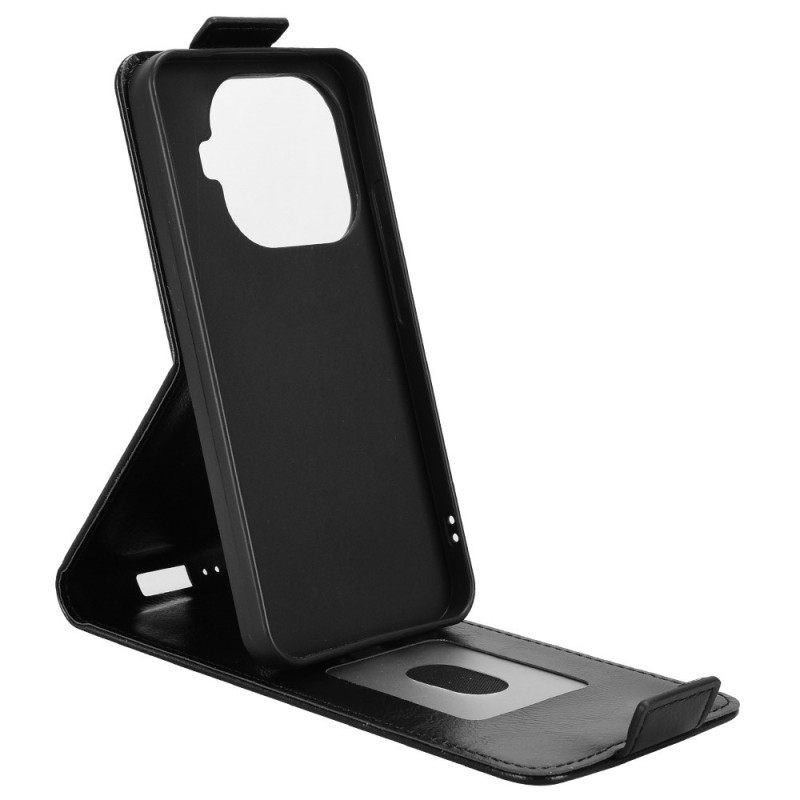 Δερματινη Θηκη Xiaomi 15t Pro Σχεδιασμός Κάθετης Αναστροφής