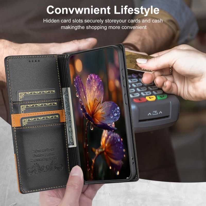 Δερματινη Θηκη Xiaomi 15t Pro Τεχνολογία Anti-rfid Σιλικόνης