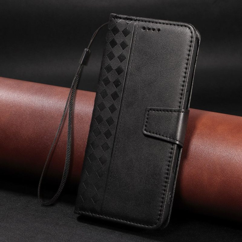 Δερματινη Θηκη Xiaomi 15t Pro Ζωφόρος Διαμάντια Σιλικόνης