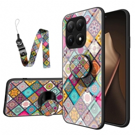 Κάλυμμα Xiaomi 15t Pro Στήριγμα Και Κορδέλα Patchwork