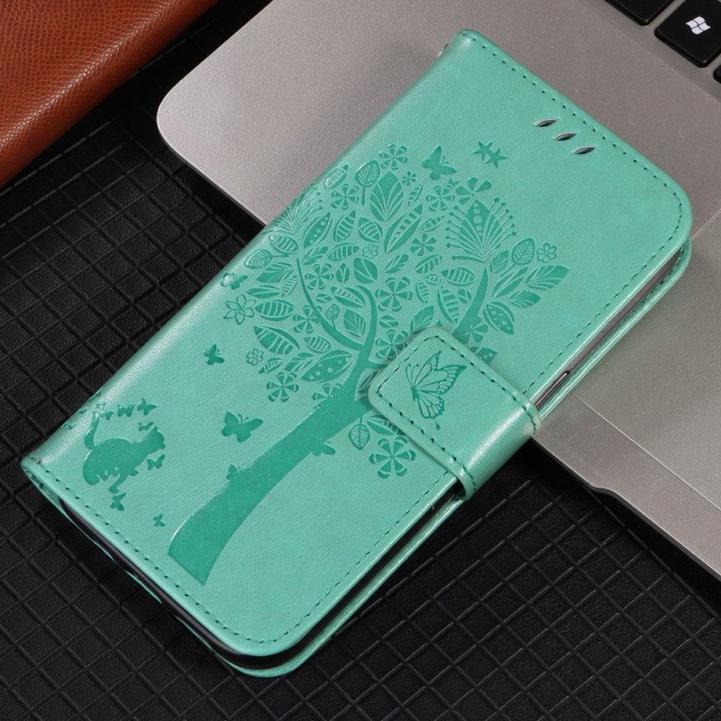 Θηκη Κινητου Xiaomi 15t Pro Θήκες Κινητών Δέντρο Και Γάτα