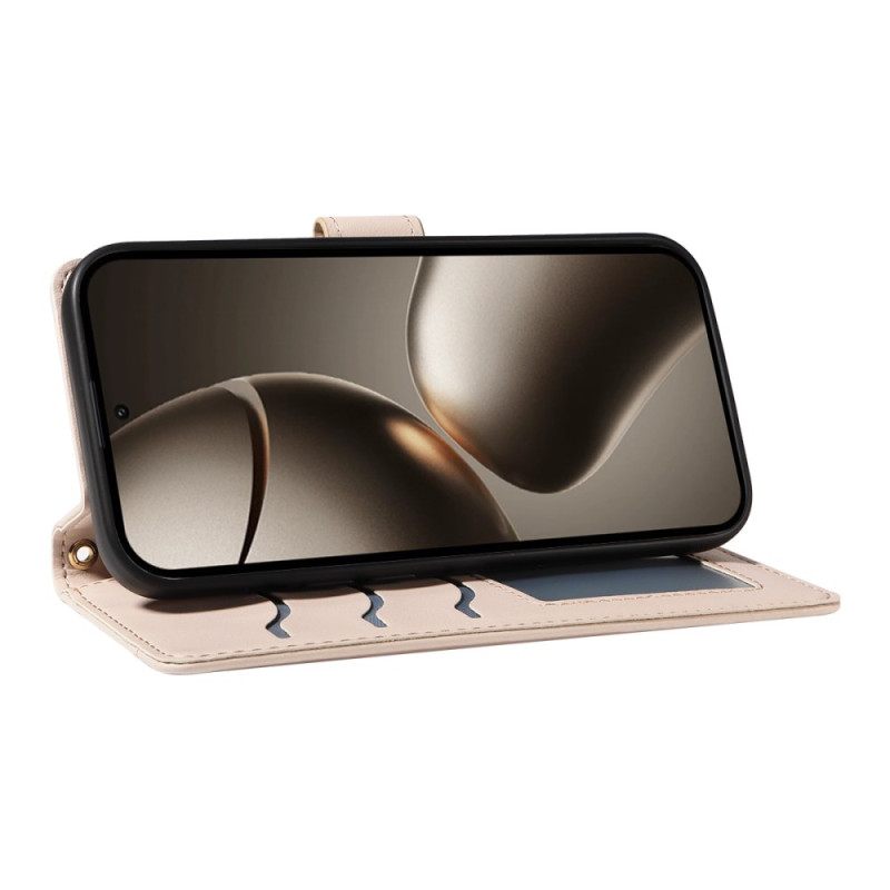 Θηκη Κινητου Xiaomi 15t Pro Θήκες Κινητών Καπιτονέ Με Λουράκι Και Λουράκι Ώμου