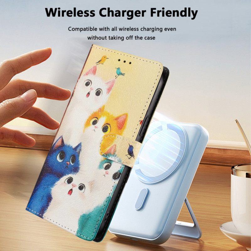 Θηκη Κινητου Xiaomi 15t Pro Θήκες Κινητών Πολύχρωμες Γάτες