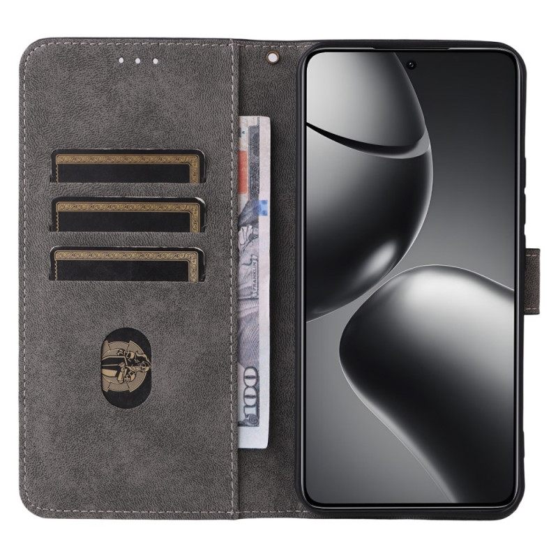 Θηκη Κινητου Xiaomi 15t Pro Θήκες Κινητών Πορτοφόλι Rfid Με Εφέ Σουέτ