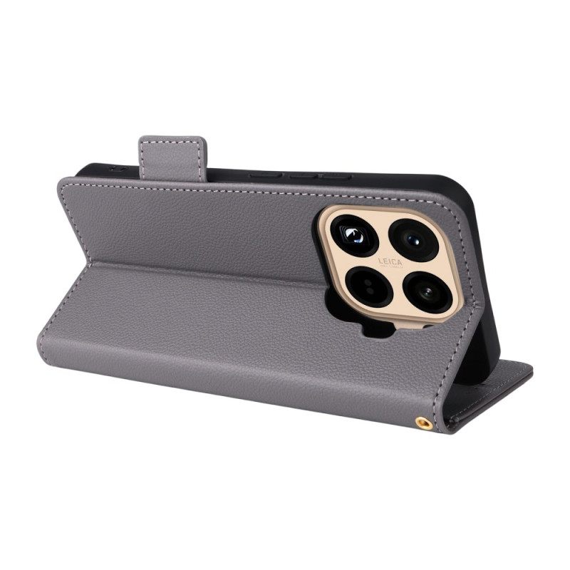 Θηκη Κινητου Xiaomi 15t Pro Θήκες Κινητών Τεχνητό Δέρμα Με Κορδόνι