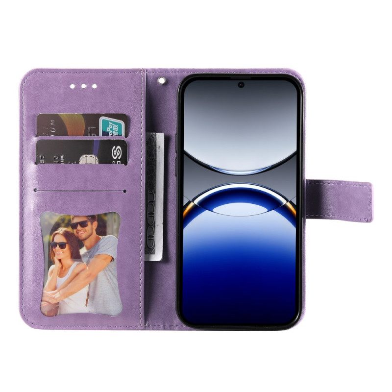 Δερματινη Θηκη Oppo Find X8 Pro Εκτύπωση Μάνταλα