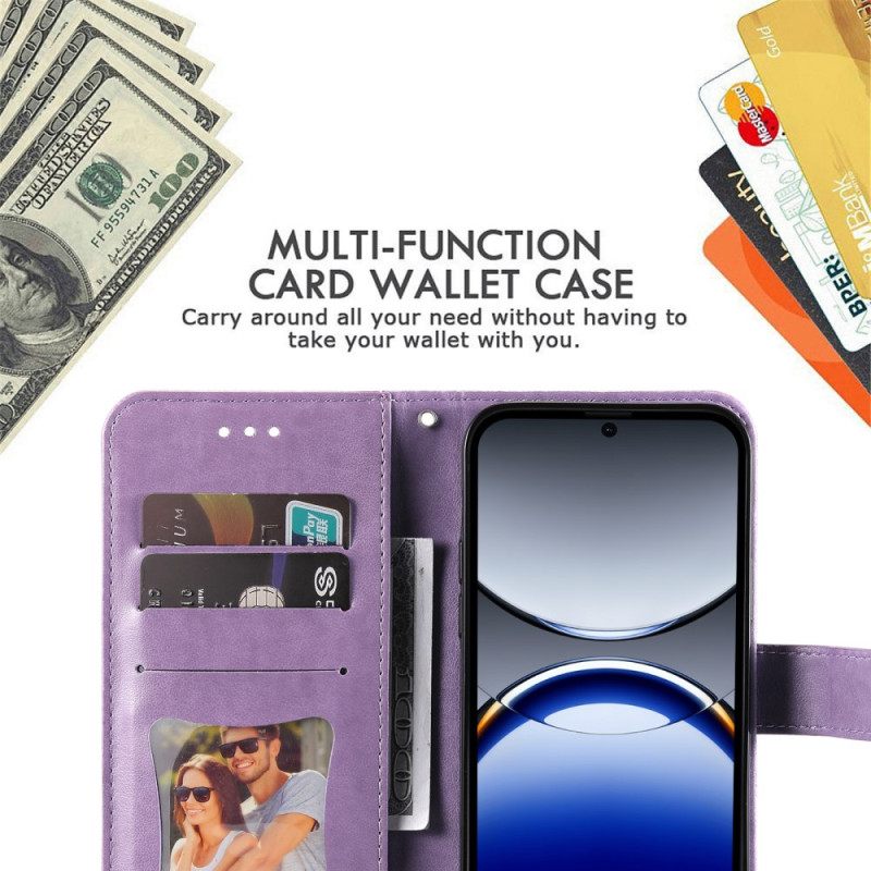 Δερματινη Θηκη Oppo Find X8 Pro Εκτύπωση Μάνταλα