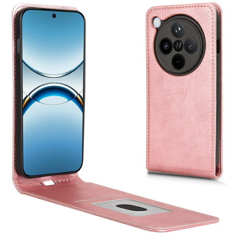 Δερματινη Θηκη Oppo Find X8 Pro Κάθετα Αναδιπλούμενη Τεχνητή Επιδερμίδα