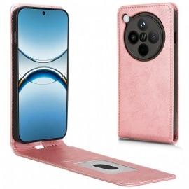 Δερματινη Θηκη Oppo Find X8 Pro Κάθετα Αναδιπλούμενη Τεχνητή Επιδερμίδα