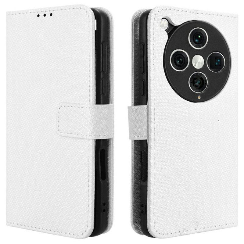 Δερματινη Θηκη Oppo Find X8 Pro Υφή Διαμαντιού