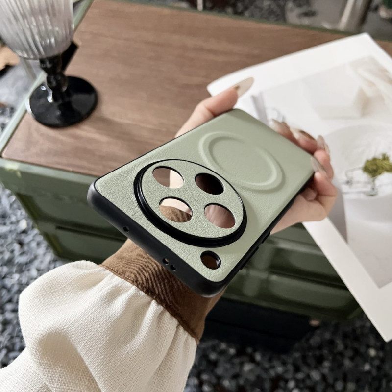 Κάλυμμα Oppo Find X8 Pro Δερμάτινο Εφέ Συμβατό Με Magsafe Σιλικόνης