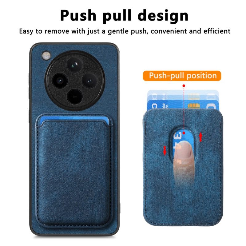 Κάλυμμα Oppo Find X8 Pro Ρετρό Με Αποσπώμενη Θήκη Κάρτας