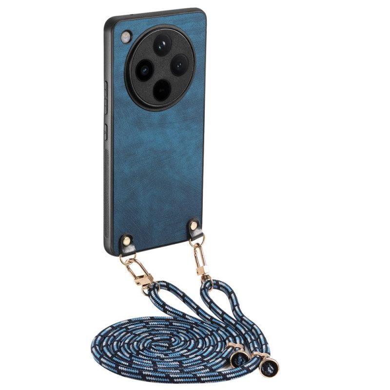 Κάλυμμα Oppo Find X8 Pro Τεχνητό Δέρμα Σιλικόνης