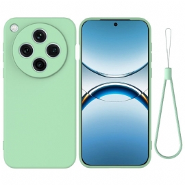 Κάλυμμα Oppo Find X8 Pro Υγρή Σιλικόνη Με Λουράκι Σιλικόνης