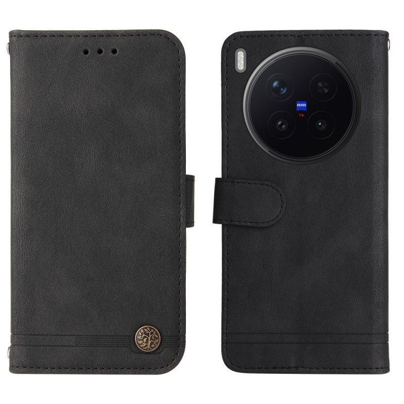 Δερματινη Θηκη Vivo X300 Pro Θήκες Κινητών Εφέ Σουέτ Με Πριτσίνια