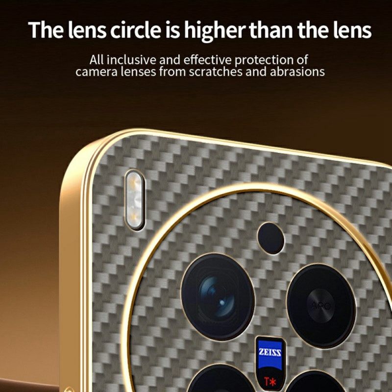 Κάλυμμα Vivo X300 Pro Υφή Ινών Άνθρακα