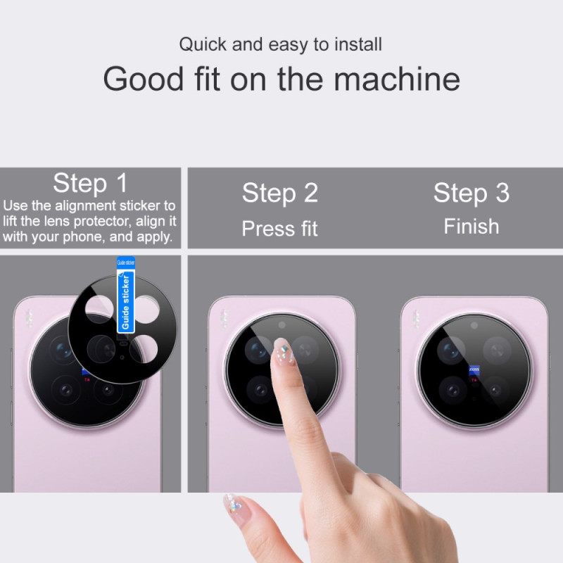 Προστατευτικό Φακού Από Σκληρυμένο Γυαλί Για Vivo X300 Pro (μαύρη Έκδοση) Imak