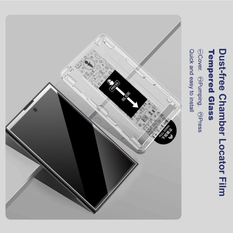 Προστατευτικό Οθόνης Από Σκληρυμένο Γυαλί Για Vivo X300 Pro Με Πλαίσιο Εγκατάστασης (ξεκλείδωμα Με Δακτυλικό Αποτύπωμα)