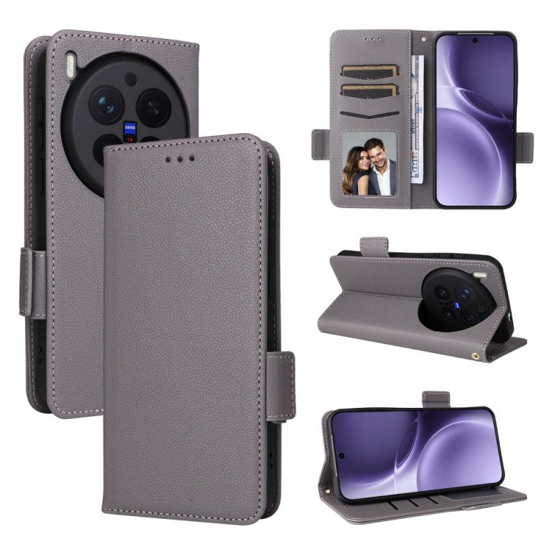 Θηκη Κινητου Vivo X300 Pro Τεχνητό Δέρμα Με Λουράκι