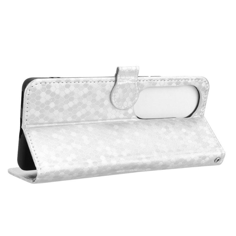 Δερματινη Θηκη Vivo V40 5g Κουκκίδες Με Γκλίτερ Σιλικόνης