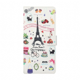 Θήκη Flip iPhone 13 Λατρεύω Το Παρίσι