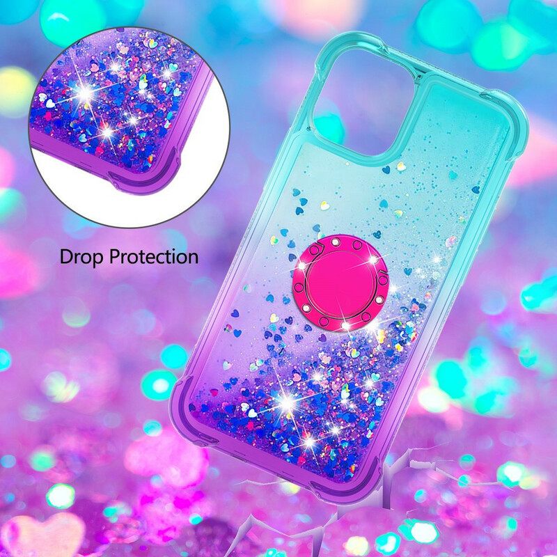 Θήκη iPhone 13 Glitter Ring-support