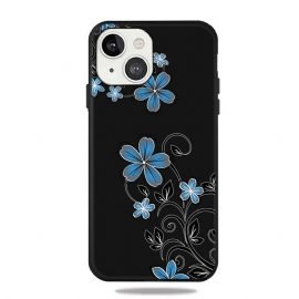 Θήκη iPhone 13 Μπλε Λουλούδια