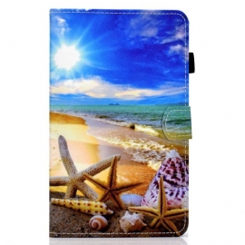 δερματινη θηκη Samsung Galaxy Tab A8 (2021) Fun Beach
