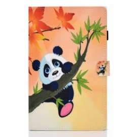 δερματινη θηκη Samsung Galaxy Tab A8 (2021) Χαριτωμένο Panda