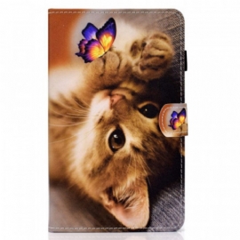 Κάλυμμα Samsung Galaxy Tab A8 (2021) Το Γατάκι Και Η Πεταλούδα Μου
