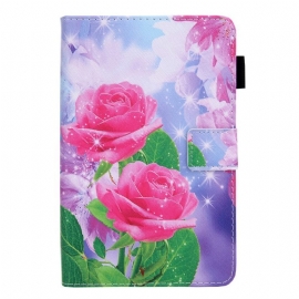 Θήκη Flip Samsung Galaxy Tab A8 (2021) Dream Flowers