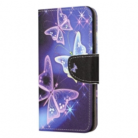 δερματινη θηκη iPhone 15 Plus Πεταλούδες