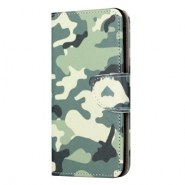δερματινη θηκη iPhone 15 Plus Στρατιωτικό Καμουφλάζ