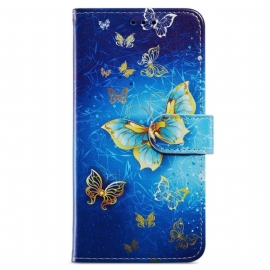 Κάλυμμα iPhone 15 Plus με κορδονι Πεταλούδες Σε Πτήση Με Λουράκι
