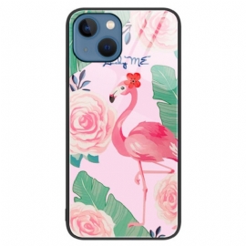 Θήκη iPhone 15 Plus Flamingo Tempered Glass