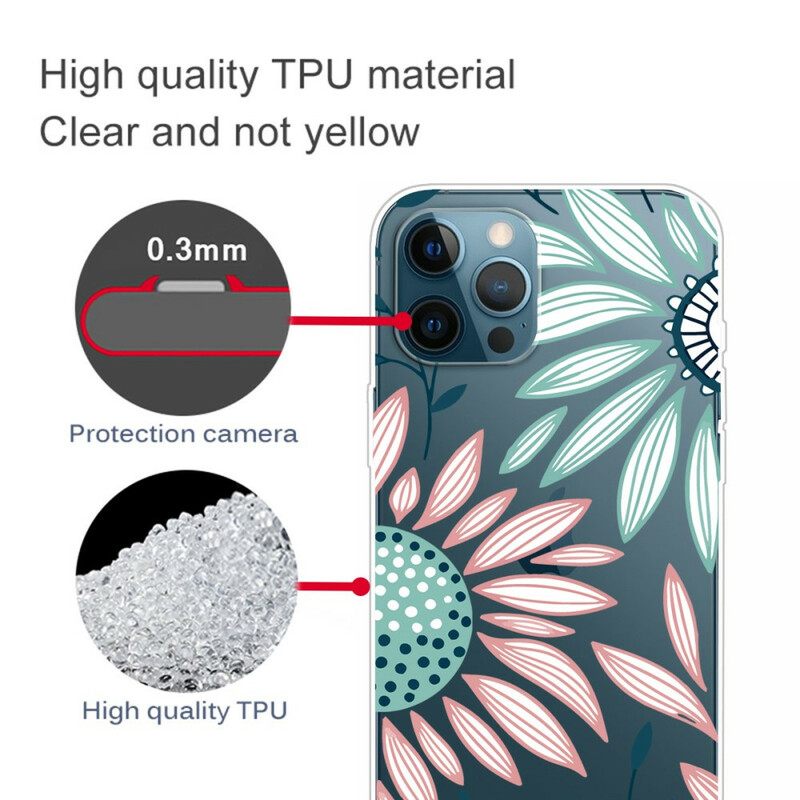 Θήκη iPhone 13 Pro Max Διαφανές Ένα Λουλούδι