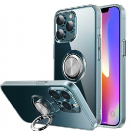 θηκη κινητου iPhone 13 Pro Max Διαφανές Με Ring-support