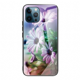 θηκη κινητου iPhone 13 Pro Max Ρεαλιστικά Λουλούδια Από Σκληρυμένο Γυαλί