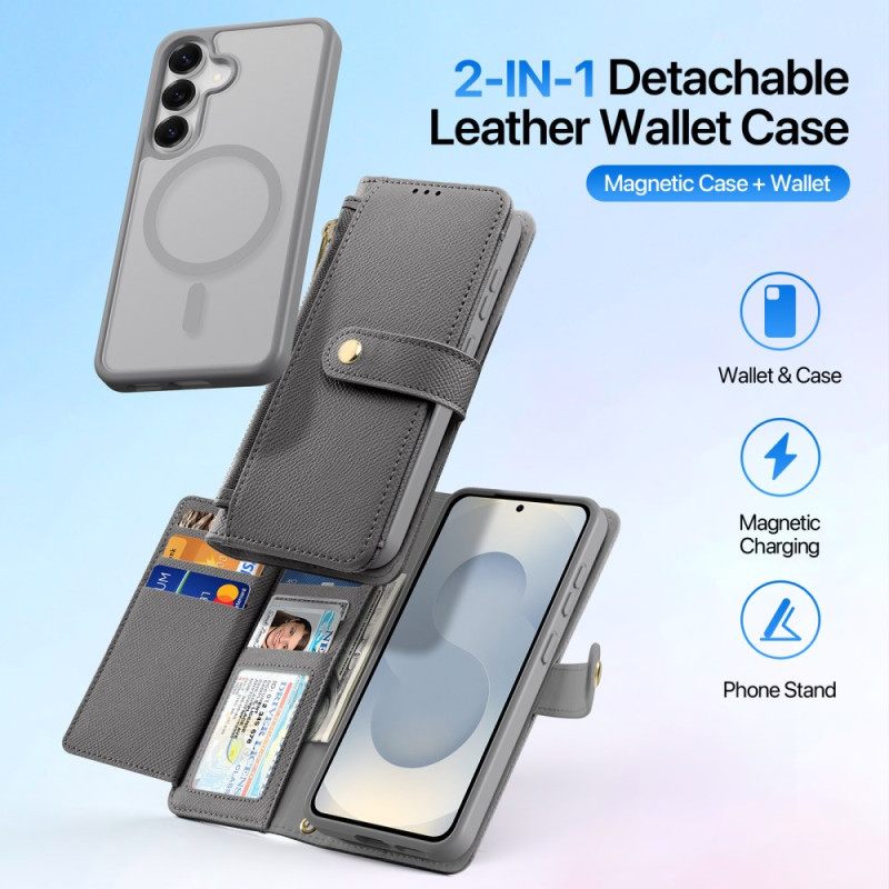 Δερματινη Θηκη Samsung Galaxy S26 Plus Αποσπώμενο Κάλυμμα Lawa Σειρά Dux Ducis