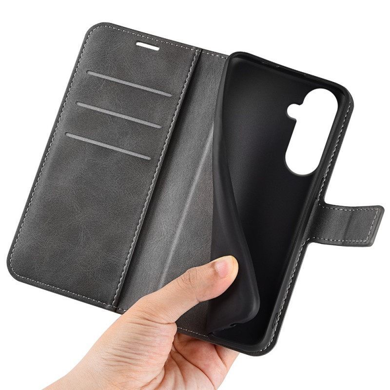 Δερματινη Θηκη Samsung Galaxy S26 Plus Δερμάτινο Στυλ Σιλικόνης