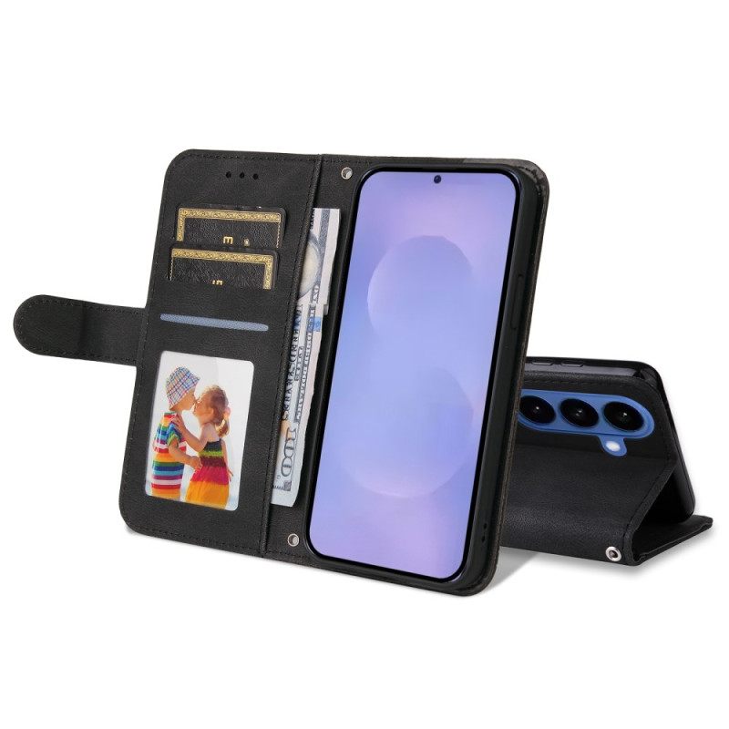 Δερματινη Θηκη Samsung Galaxy S26 Plus Διακοσμητικό Πριτσίνι Σιλικόνης