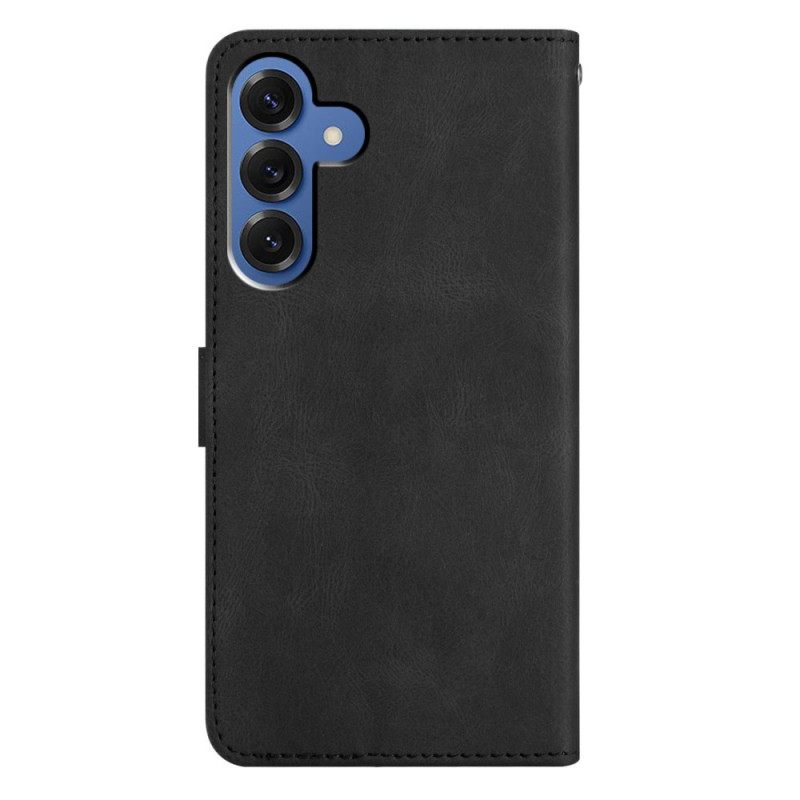 Δερματινη Θηκη Samsung Galaxy S26 Plus Γραμμές Σιλικόνης