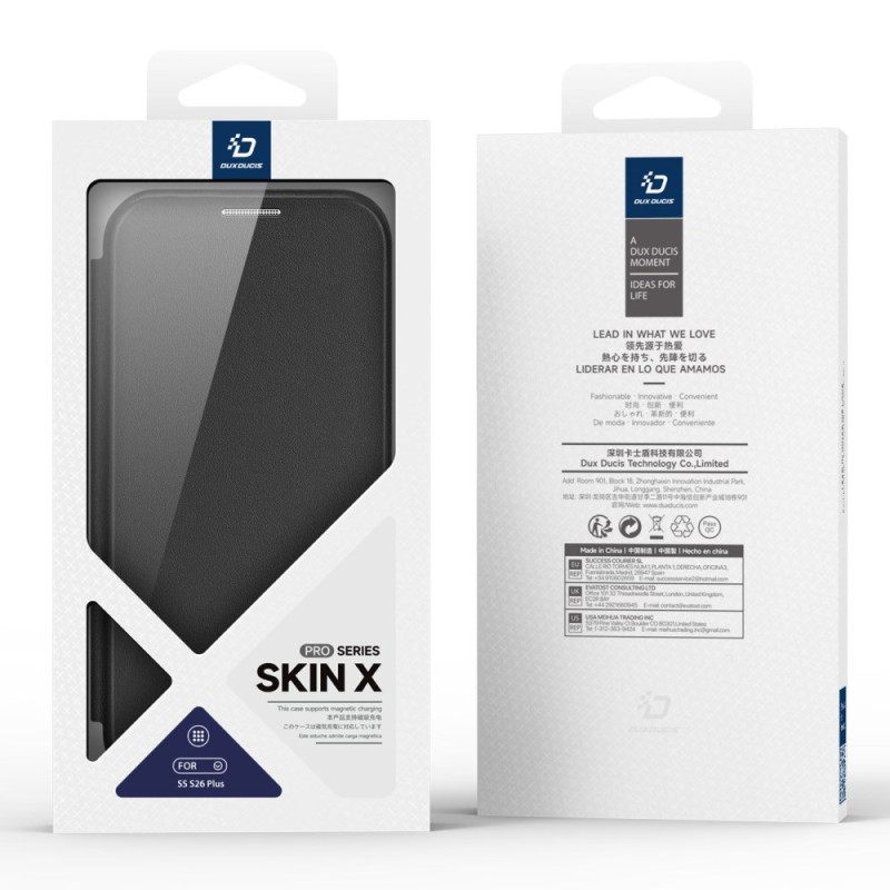 Δερματινη Θηκη Samsung Galaxy S26 Plus Μαγνητική Επένδυση X Pro Dux Ducis Σιλικόνης