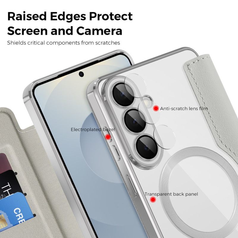 Δερματινη Θηκη Samsung Galaxy S26 Plus Μαγνητική Με Θήκη Κάρτας Rfid